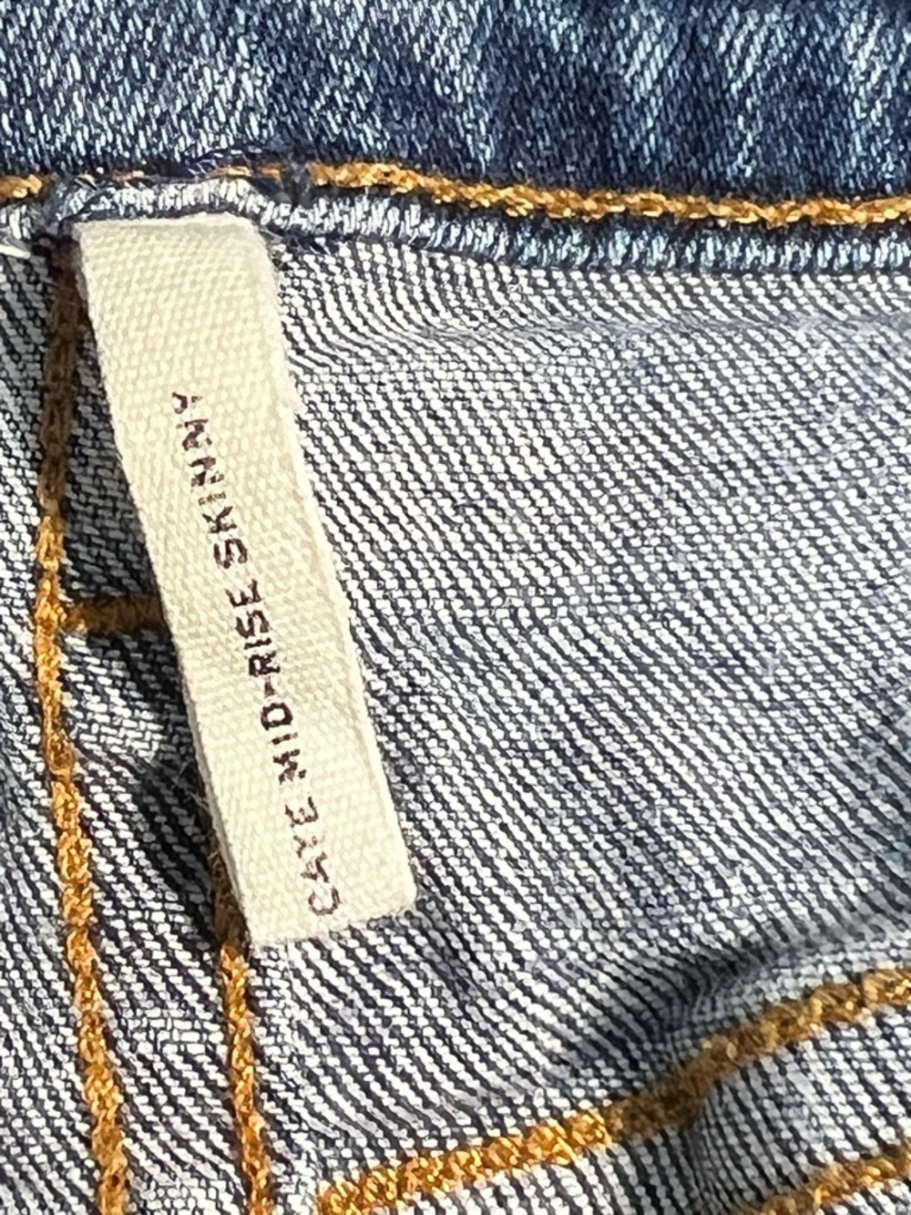 Rag and Bone Cate Skinny Blue Jeans Raw Hem Medium Wash Womens Size 31 Designer - Picture 8 of 12